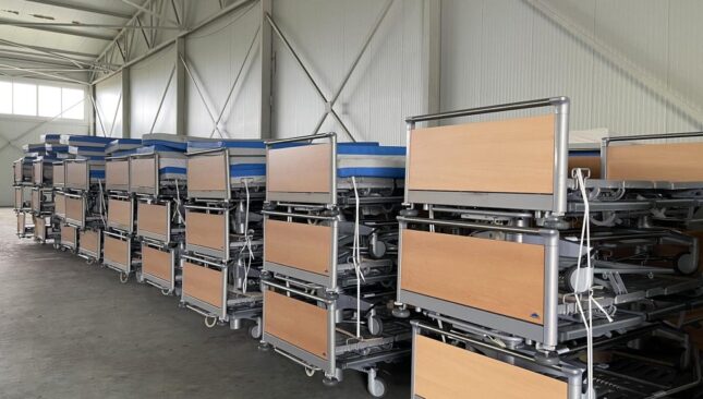 Volunteer Centre of TBF Group and Galicia brand delivered 80 medical beds